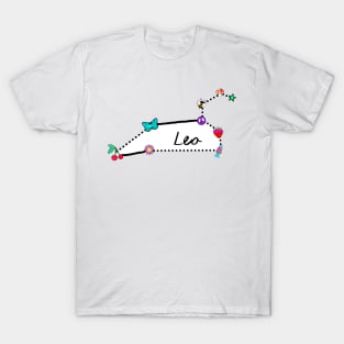 Trippy Leo Constellation T-Shirt